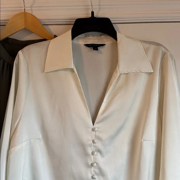 3 Blouses: Banana Republic, WHBM - Picture 6 of 11